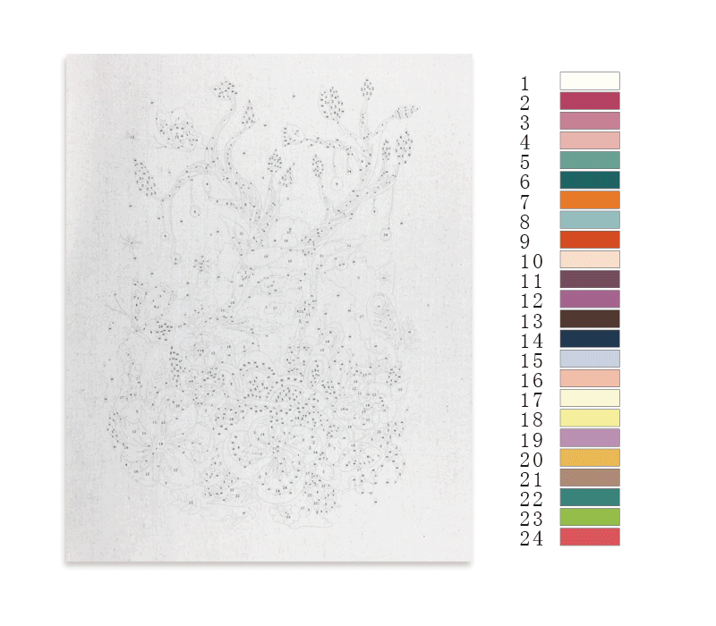 Hipper Löwe - Malen nach Zahlen Set Splattery - Malen Nach Zahlen